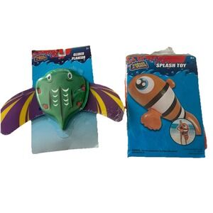 TWO Outdoor Fun Pool Toys Splash and Swim-New In Original Package Fam. Activity